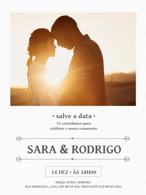 Fazer Modelos De Convites Para Editar S De Casamento Foto