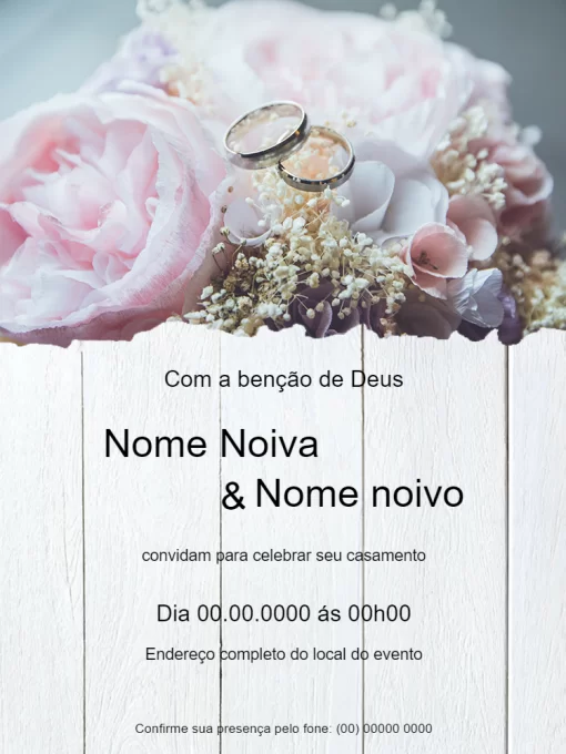 Crie convites de casamento espetaculares online