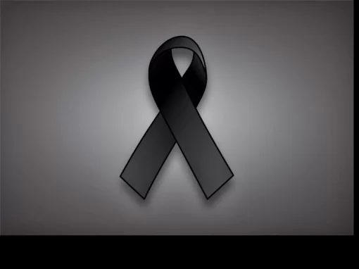 Modelo de convite - moldura luto gravata