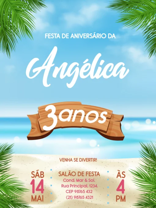 Aniversário Ivinny 4 anos _ tema Moana 