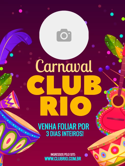 Modelo de convite - carnaval