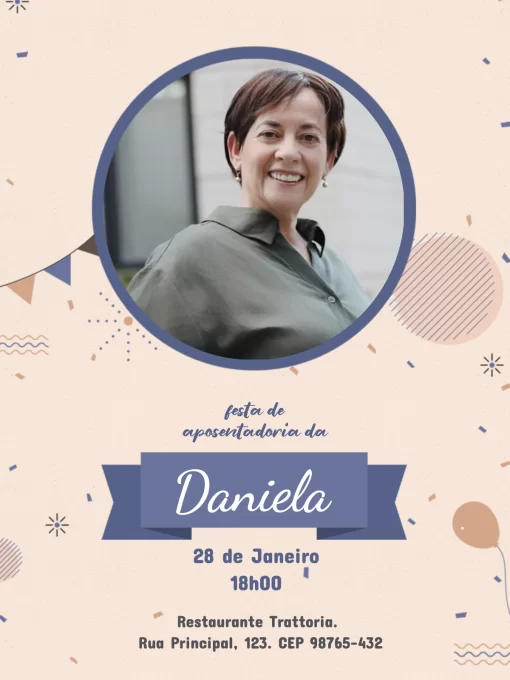 Convite Para Festa De Aposentadoria Com Foto Convite Para Festa De Aposentadoria Com Foto