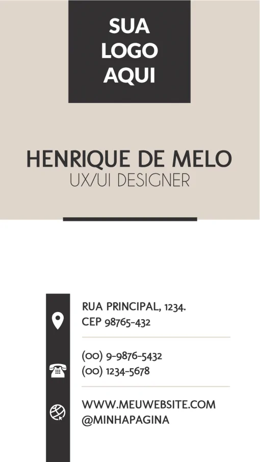 Modelo de convite - cartão visita digital designer