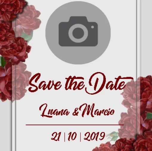 Modelo de convite - save the date