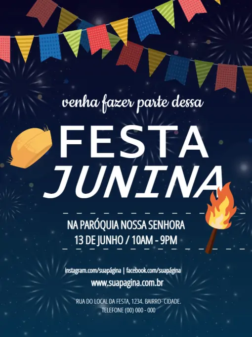 Convite Festa Junina Convite Festa Junina