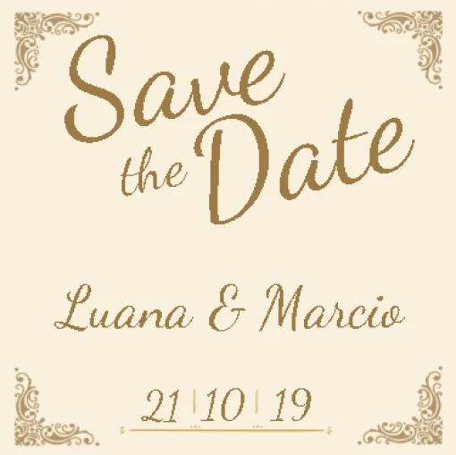 Save the DateClássico Arabesco