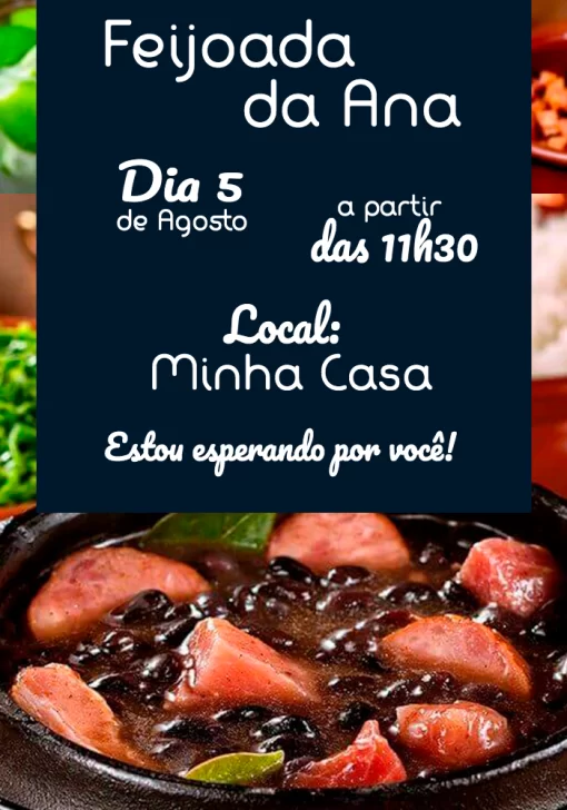 Convite Feijoada