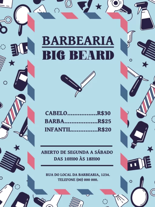 Convite Barbearia Convite Barbearia