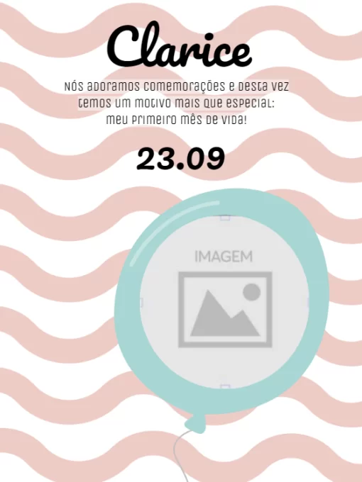 Convite bebê Convite bebê