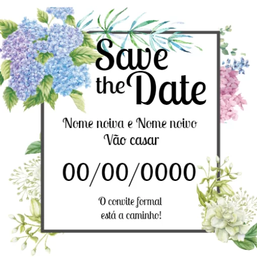 Save the Date Hortênsia Save the Date Hortênsia