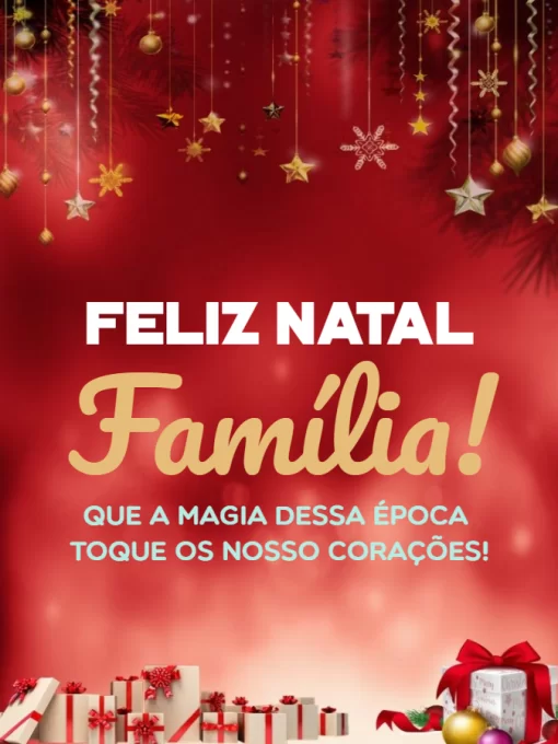 Convite De Festa De Natal ho ho ho efeites Edite Online