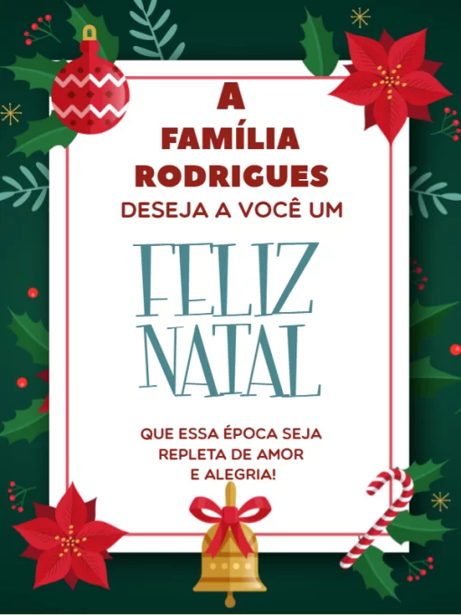 Cartão De Feliz Natal Pisca-Pisca Cartão De Feliz Natal Pisca-Pisca