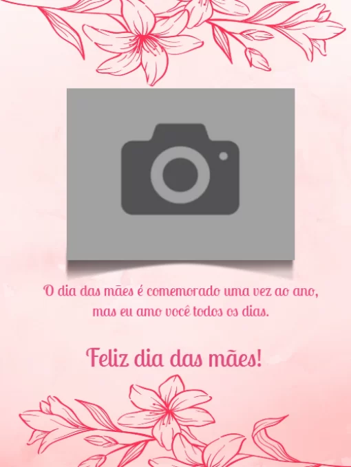 Modelo de convite - como fazer cartão dia das mães criativo flores foto 