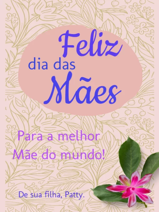 Modelo de convite - como fazer cartão dia das mães criativo flor 