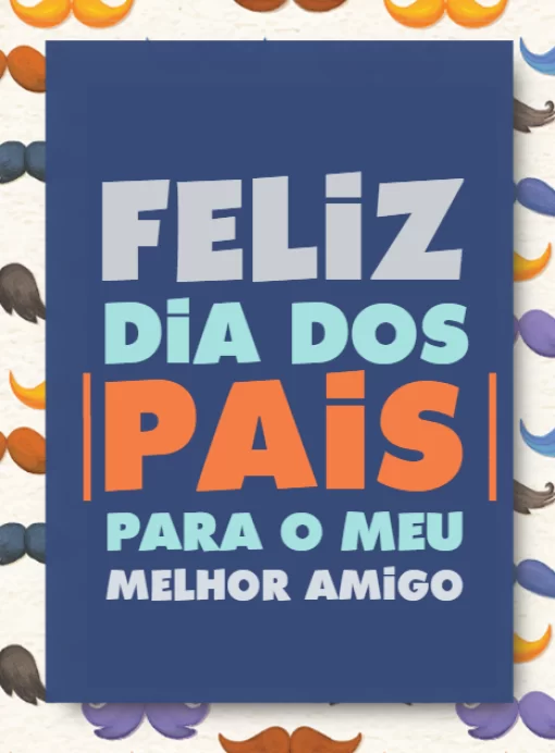 Modelo de convite - como fazer cartão dia dos pais editável