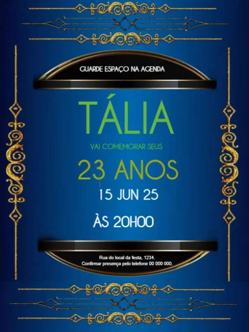 Convite Aniversário Para Editar Convite Aniversário Para Editar