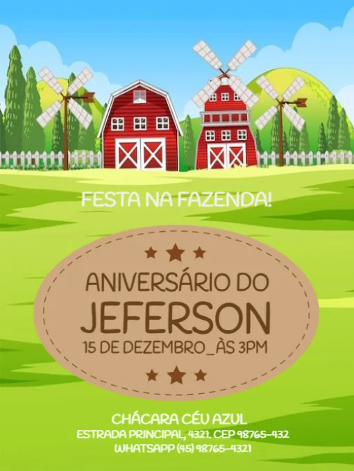 Convite De Aniversário Fazendinha Para Editar Convite De Aniversário Fazendinha Para Editar