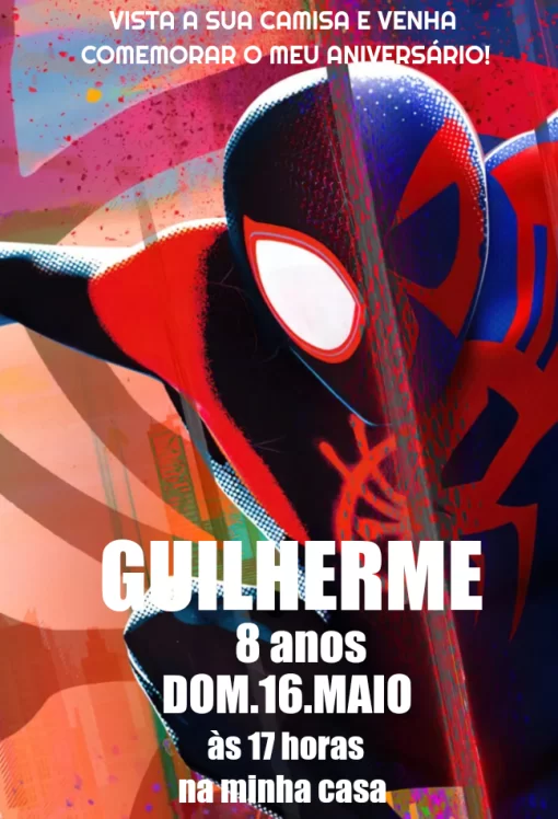 Convite Homem Aranha GRÁTIS ~ Atelier do Pita